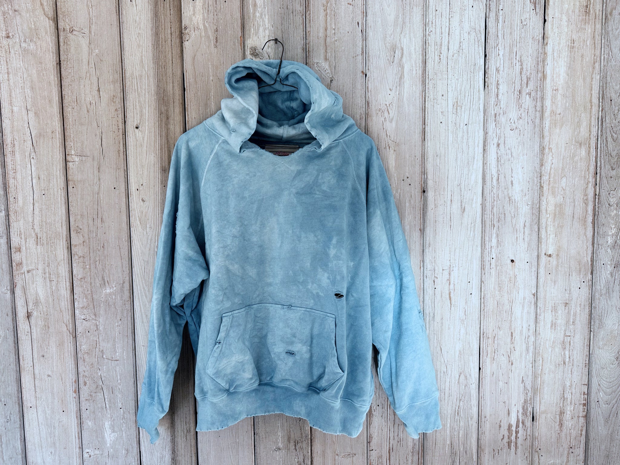 New Indigo Dyed Camp Counselor Hoodie