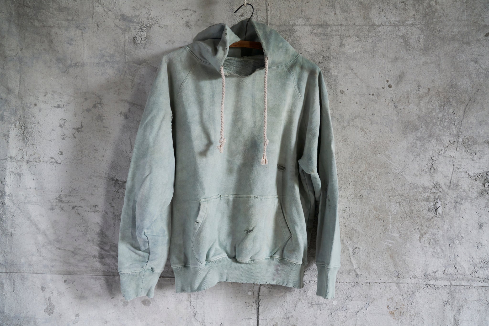 Icelandic Green Dyed Camp Counselor Hoodie