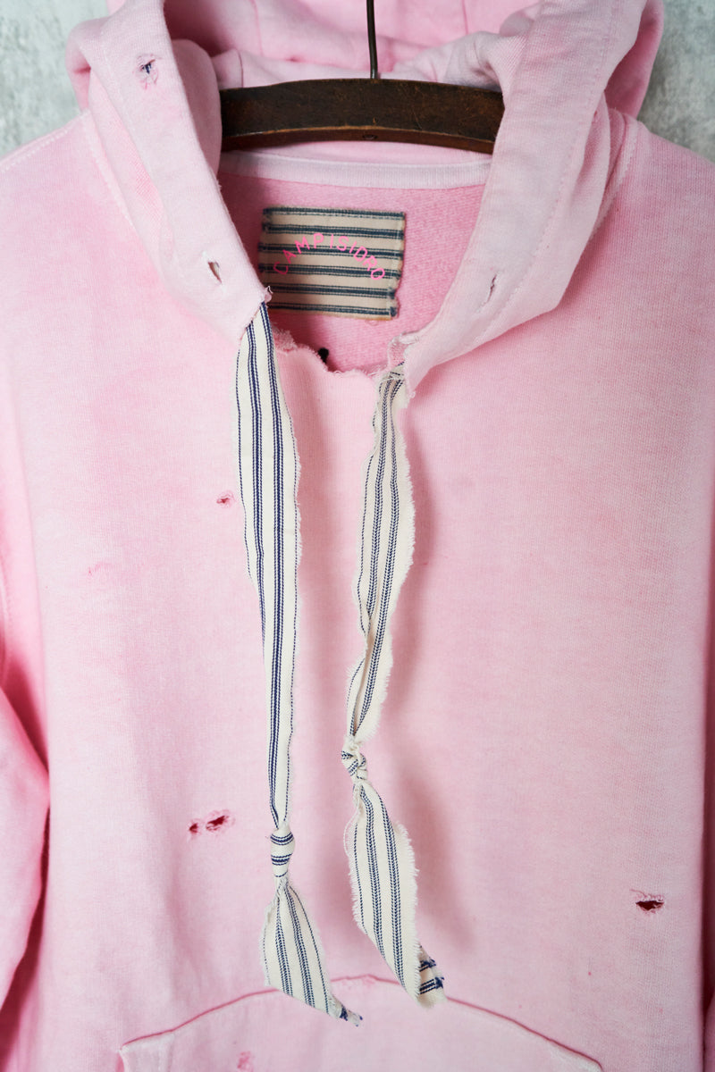 Pink Dyed Camp Counselor Hoodie