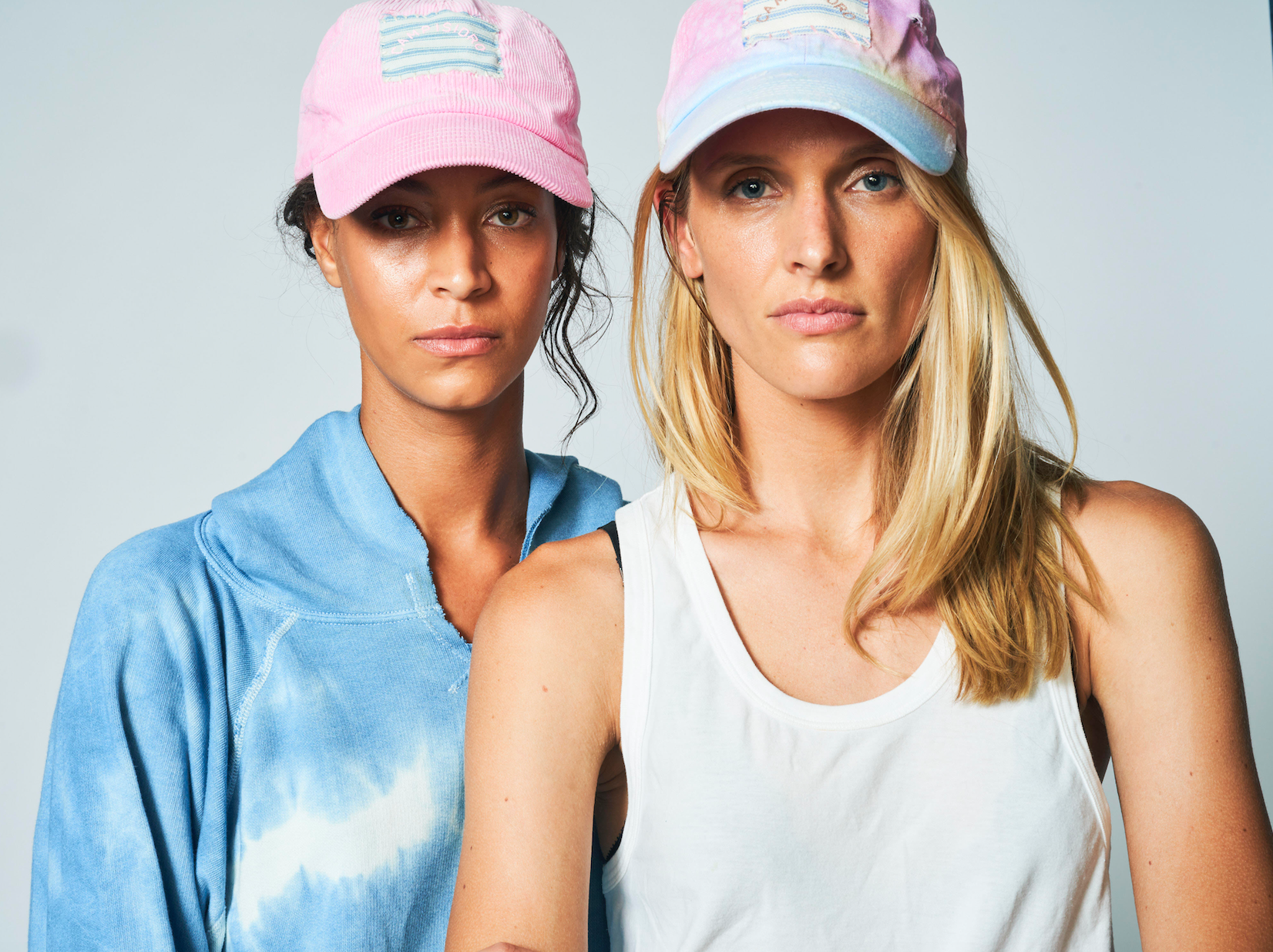 Sun Bleached Pink Corduroy Baseball Cap